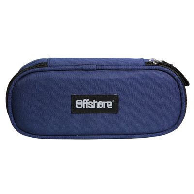 Trousse ovale Offshore - 1 compartiment - bleu - Bagtrotter