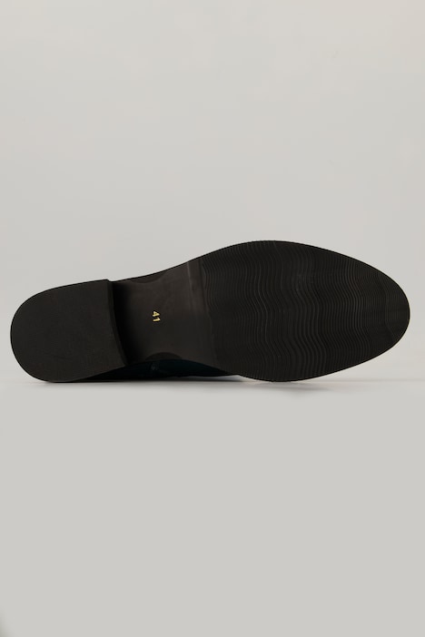 Lederstiefel, XL-Schaft, Schlangenprägung, Weite H