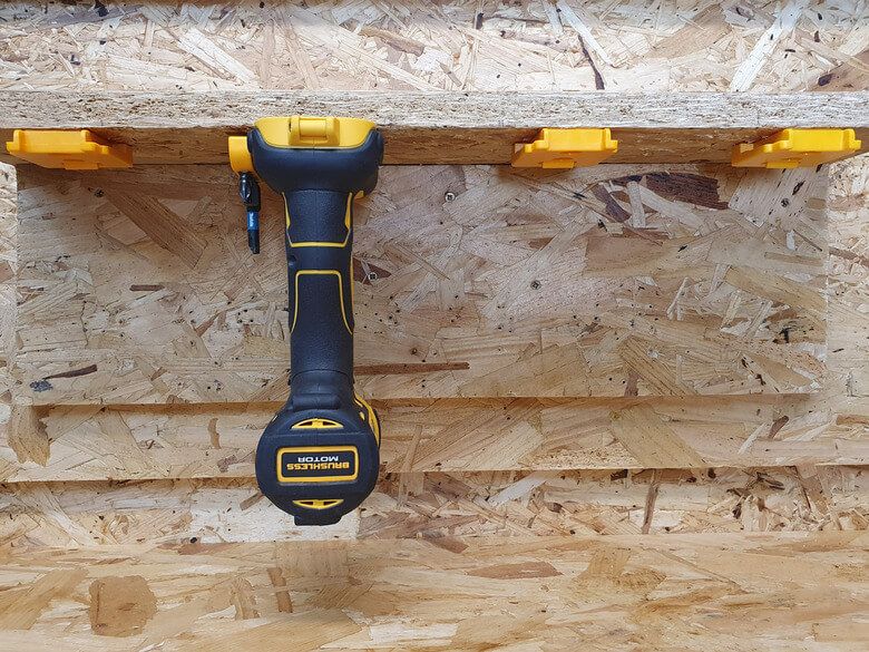 StealthMounts TM-DW18-YLW-4 Machinehouder voor DeWALT XR - Geel - 4-pack