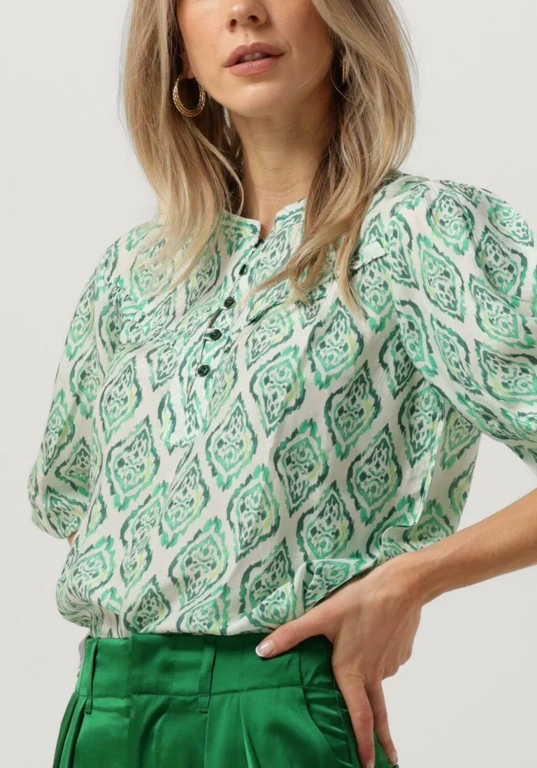 MOLIIN groene moliin blouse hillary