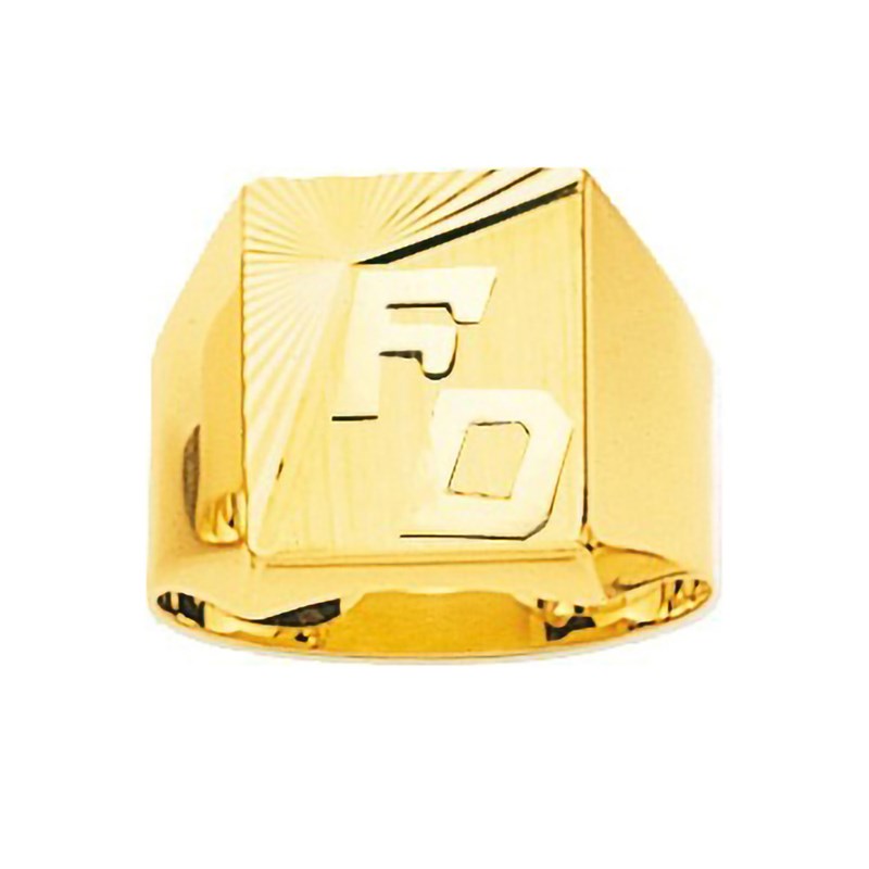 Chevalière homme - Or 18 Carats