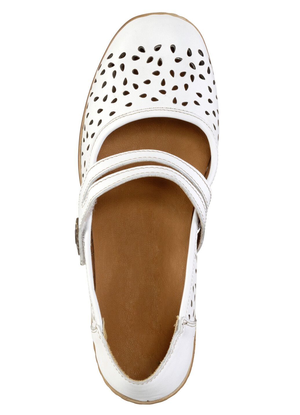 ELENA EDEN, sommerliche Damen-Spangenschuhe, Weite H, mit herausnehmbarem Fussbett