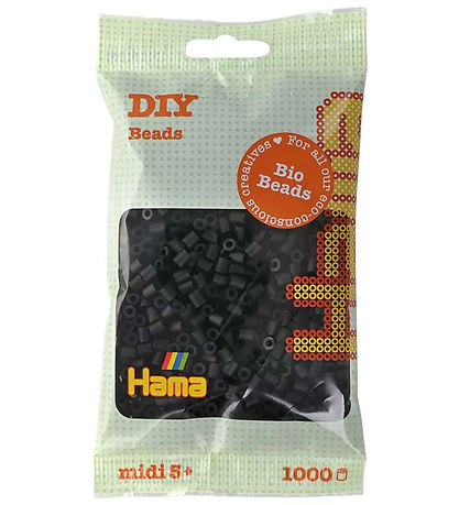Hama Bio Midi Perlen - 1000 st. - 18 Schwarz