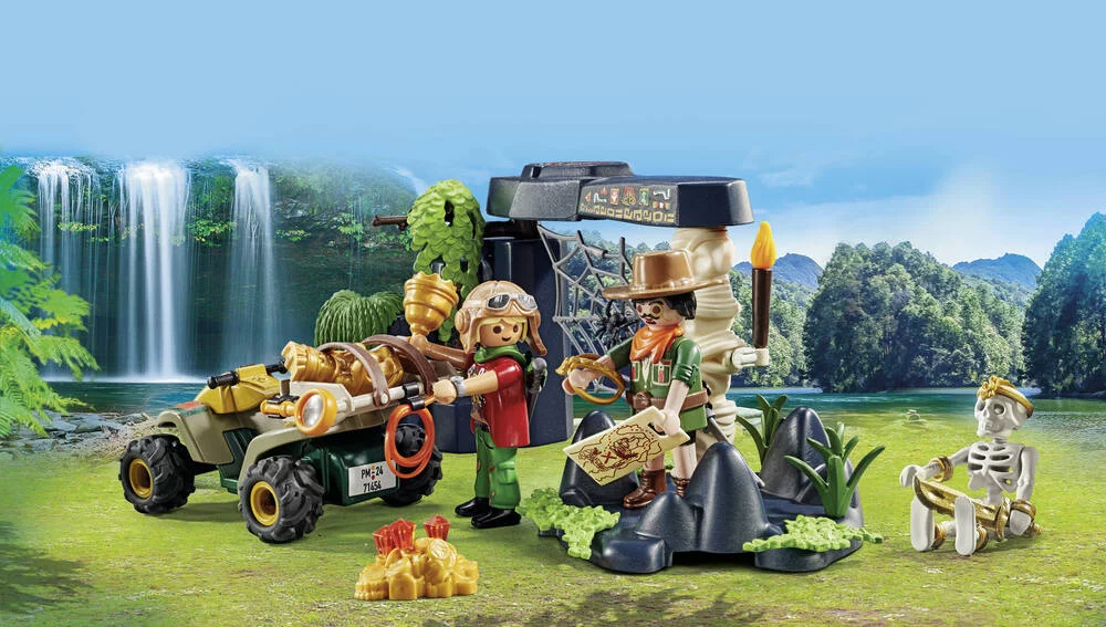 EXPLORATEURS ET RUINE DE LA JUNGLE - 71454