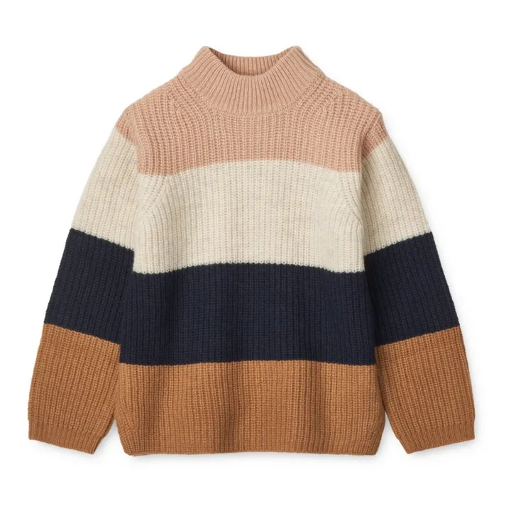 Liewood Pull Coton Bio Rayé Cali | Rose