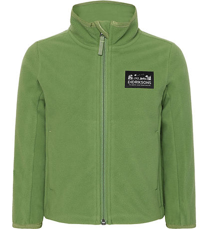 Didriksons Fleecejacke - Muskatnuss - Algen Green