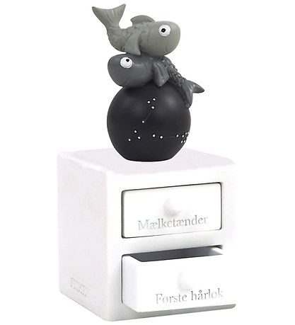 Kids by Friis Haarlocke/ZahnBox m. Sternzeichen - 6 cm - Fische
