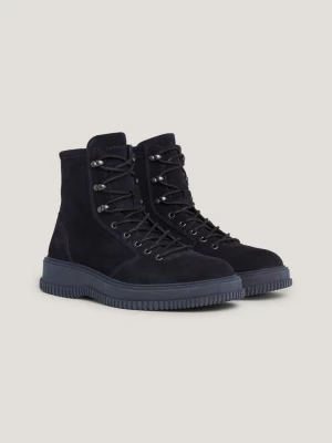 Botas de camurça com gancho de velocidade
