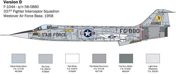 Italeri - F-104 Starfighter Fly Byggesæt - 1:32 - 2515