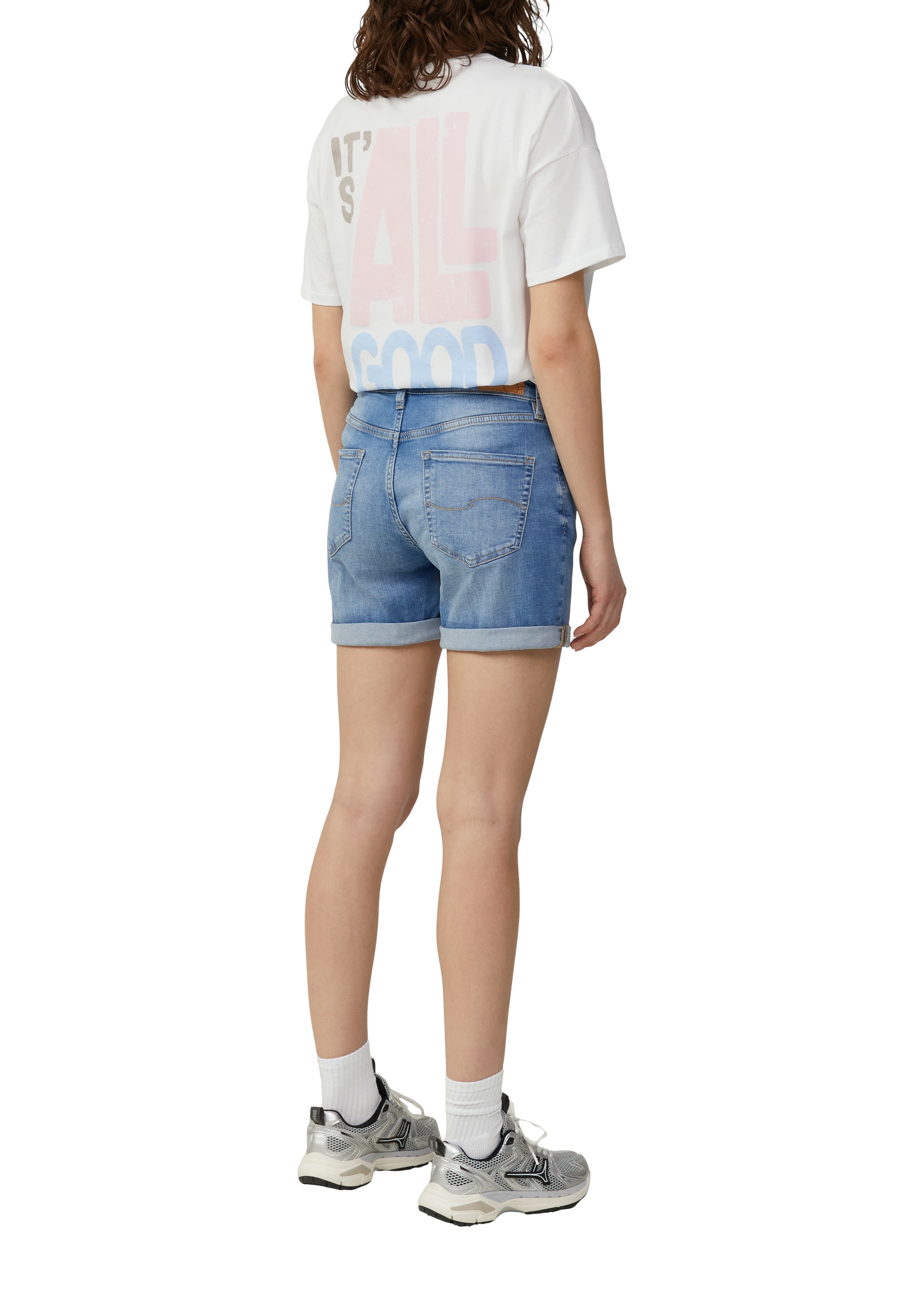 QS Bermudas  Sommerhose Denim, extra kurz