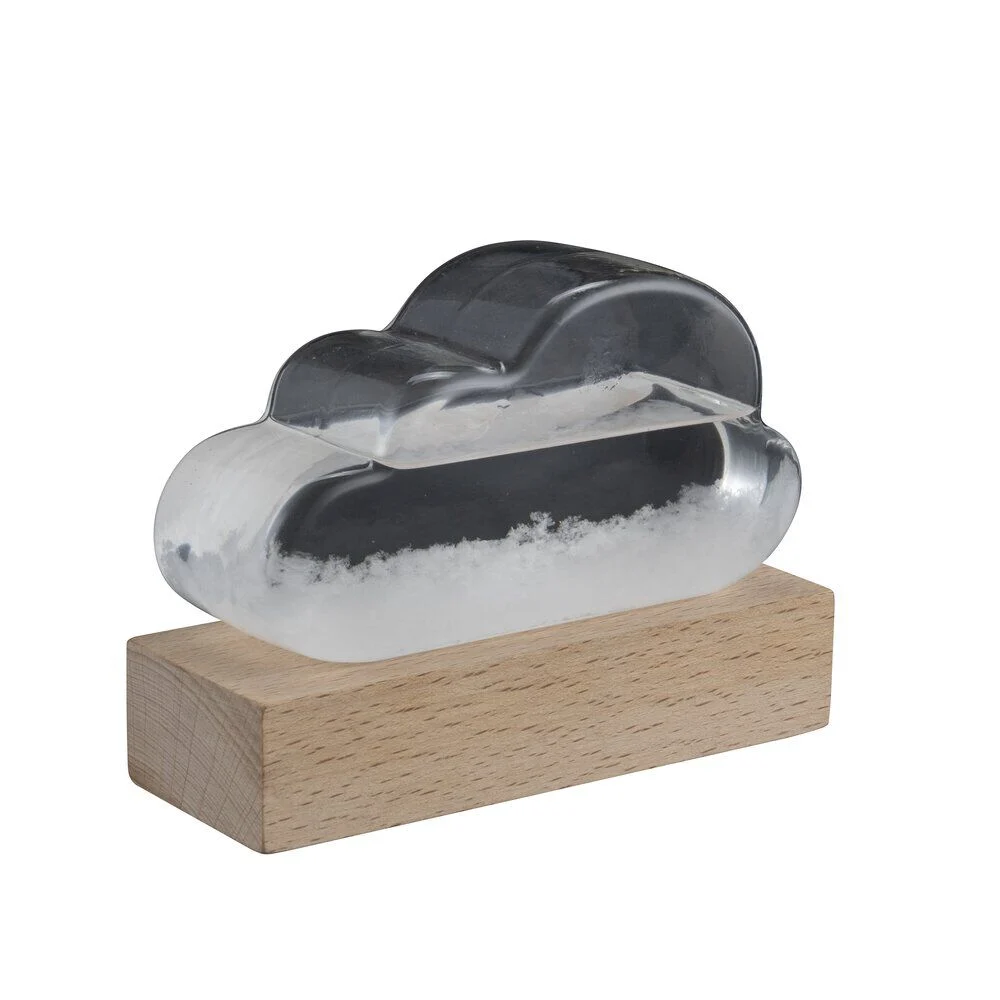 Baromètre météo en forme de nuage H10cm