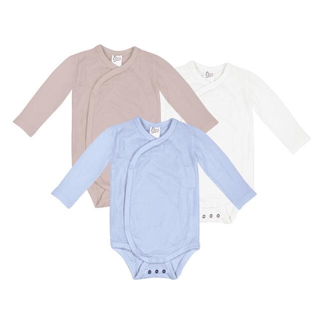Etos Meegroei Overslagrompertjes Zacht Blauw Maat 74/80 Combi Set 3