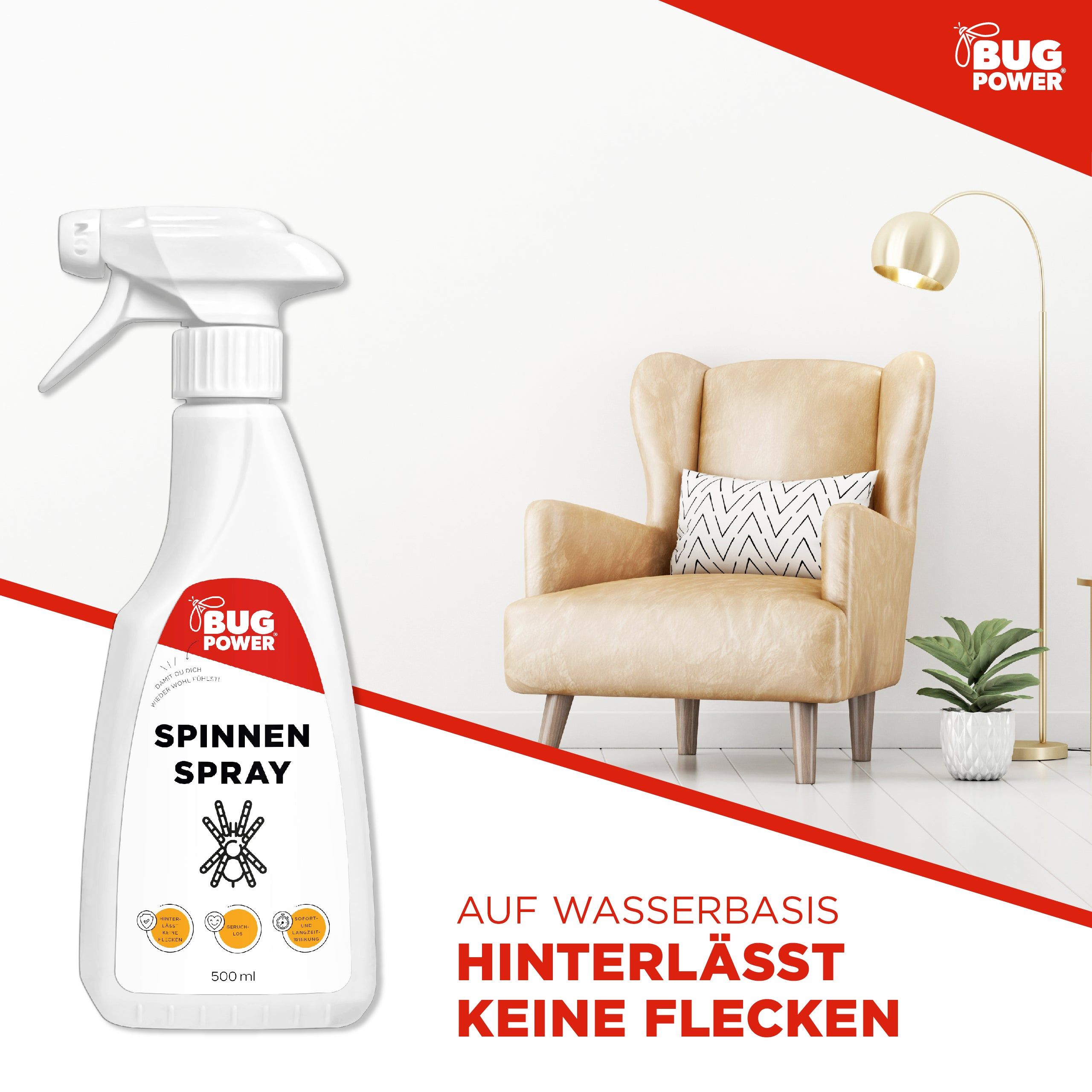 BugPower Spinnen Spray