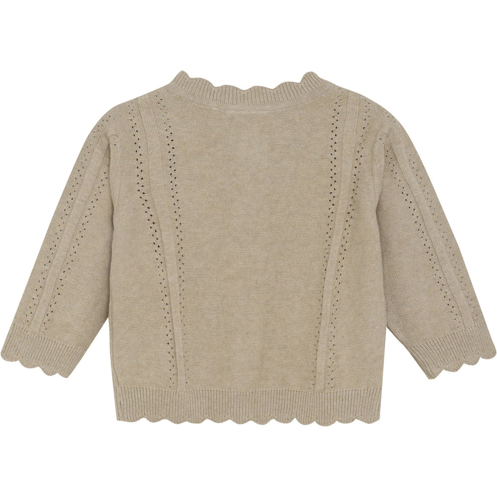 Køb Minymo Beige Melange Cardigan Strik