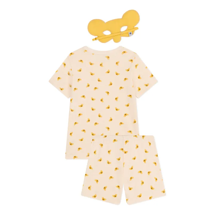 Petit Bateau Pyjama Short et Masque Manchot Koalas | Beige