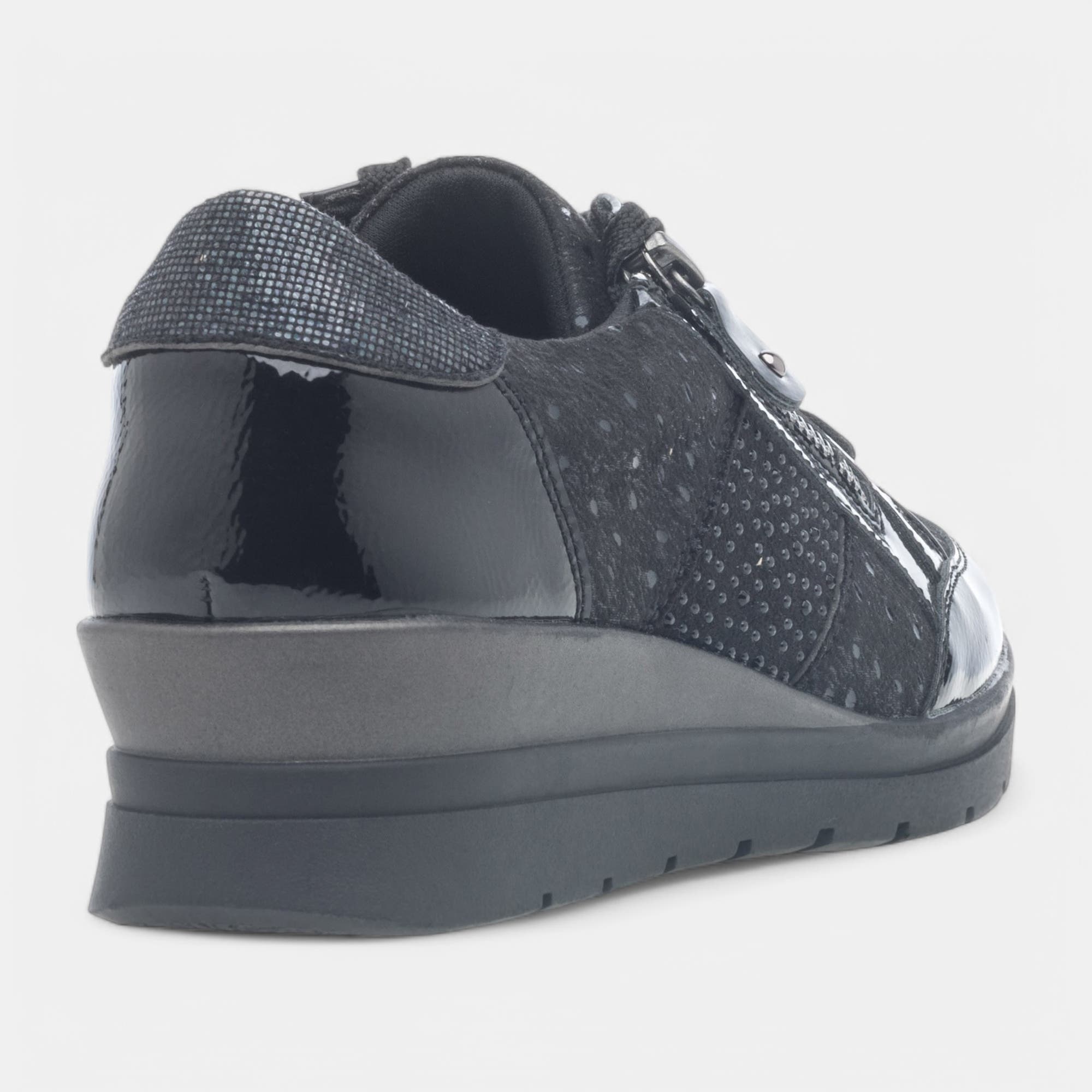 Derbies pieds sensibles Femme noir