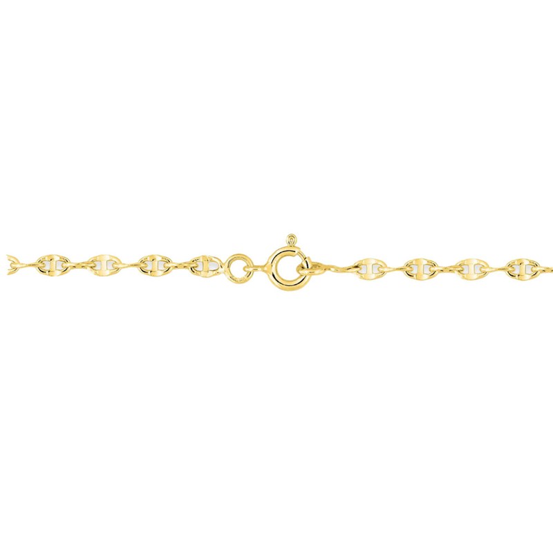 Collier Mixte 45 cm- Or 18 Carats - Largeur 2.5 mm