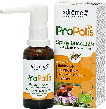 Ladrôme ProPolis Spray Buccal Bio À Base De Plantes Et Miel 30ml