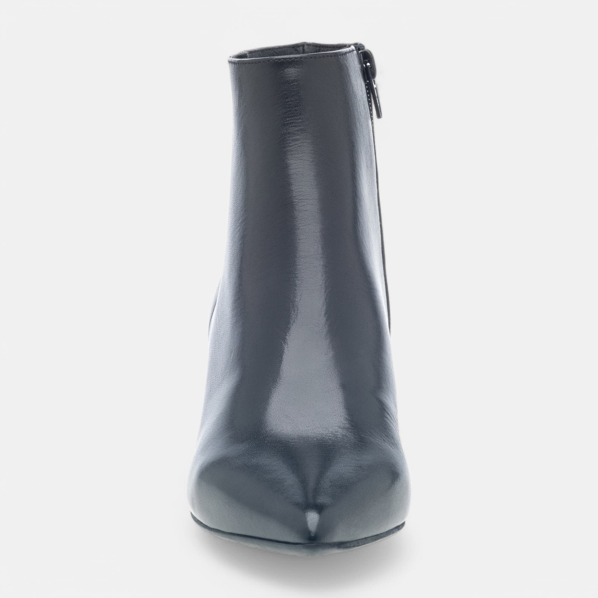 Bottines à talon Femme en cuir noir