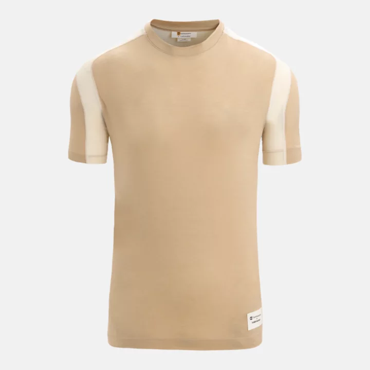 T-shirt Timberland x Icebreaker ZoneKnit en maille de laine mérinos pour homme en beige