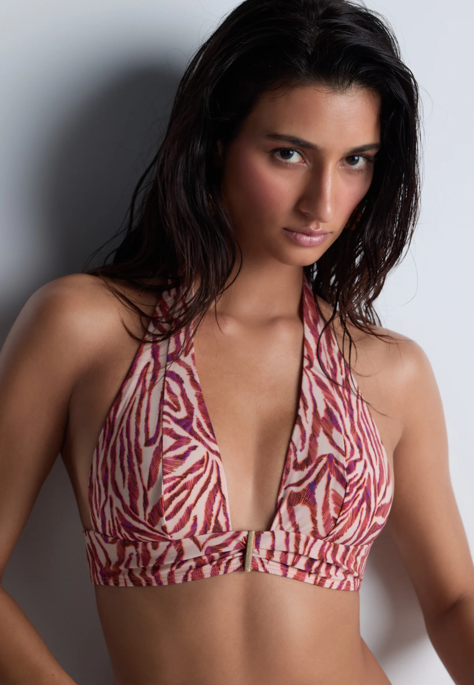 FELINE ENERGY - Haut de maillot de bain triangle | Rose