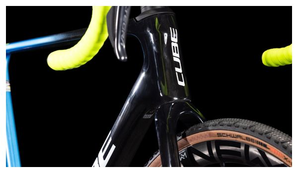 Vélo de Cyclocross Cube Cross Race C:68X TE Shimano Ultegra Di2/GRX Di2 12V 700 mm Bleu Hydrogen Noir Carbon 2025