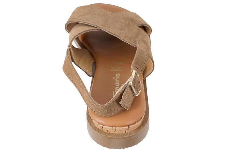 TAMARIS SANDAL I BRUNT RUSKIND