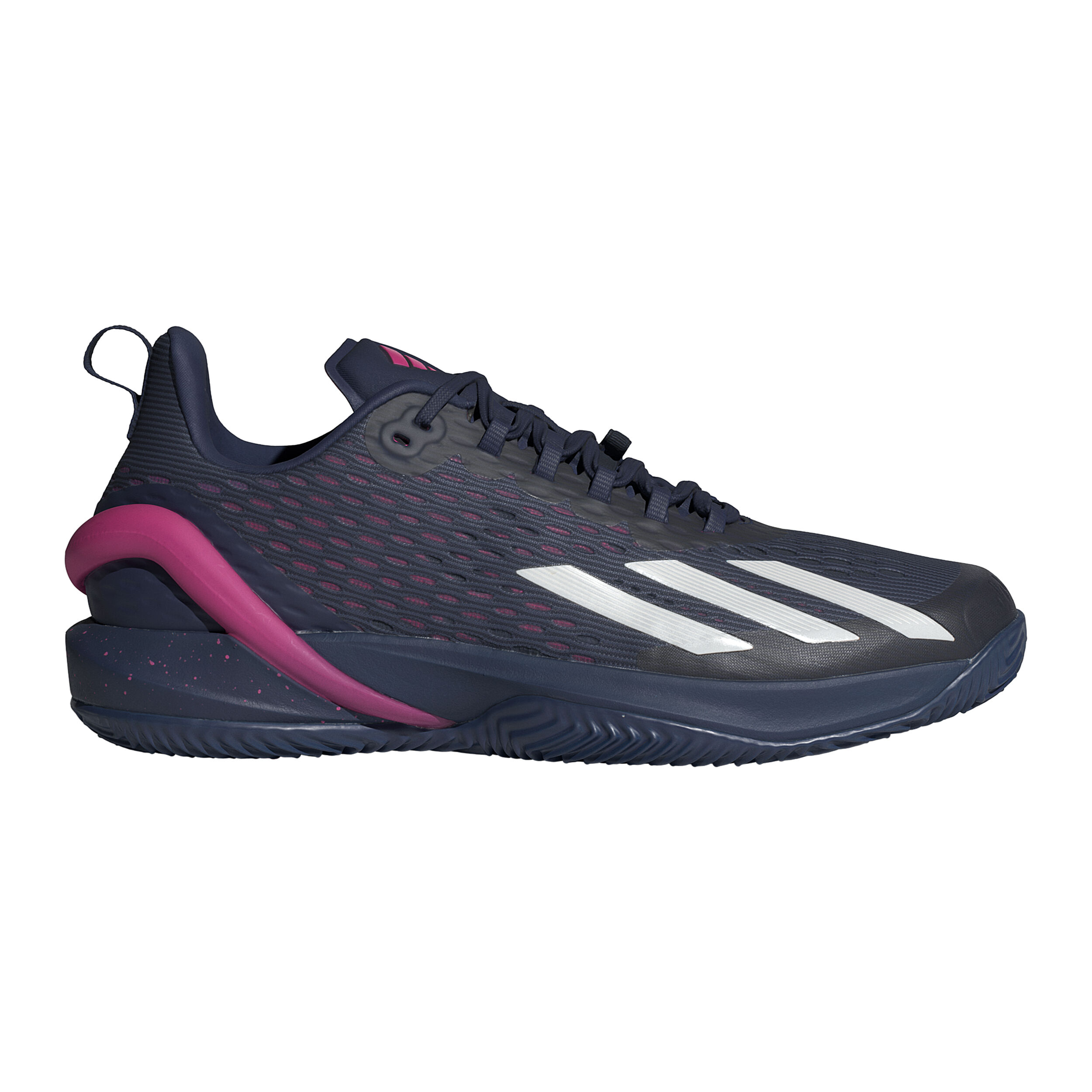 adidas Adizero Cybersonic Chaussure Terre Battue Hommes - Bleu Foncé , Blanc