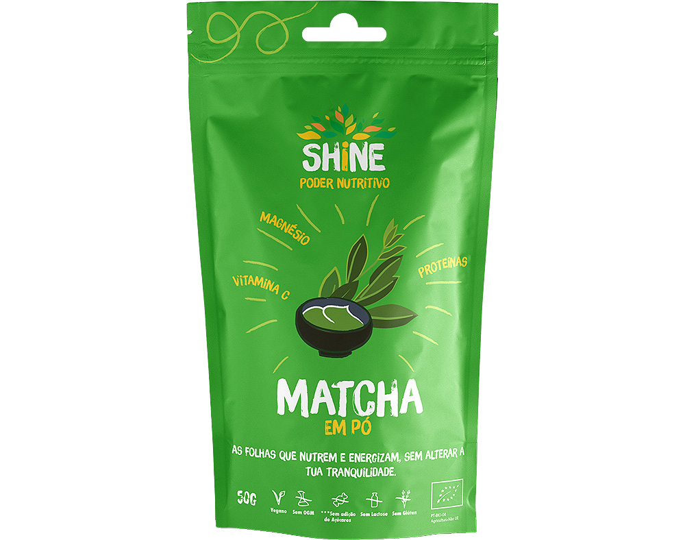 MATCHA SHINE EM PÓ BIO 50G