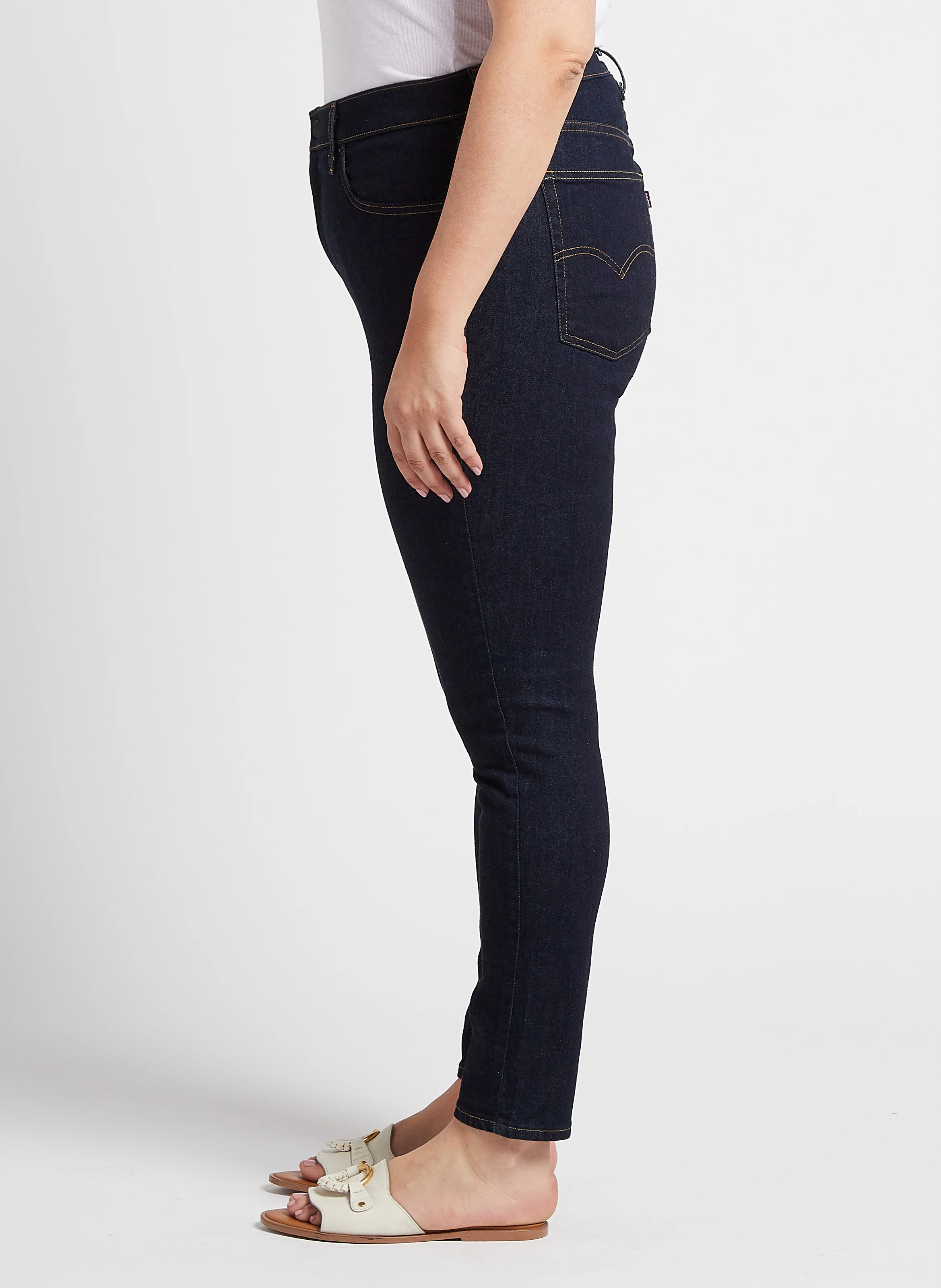 721 PL HI RISE SKINNY - Jean skinny taille haute | Noir