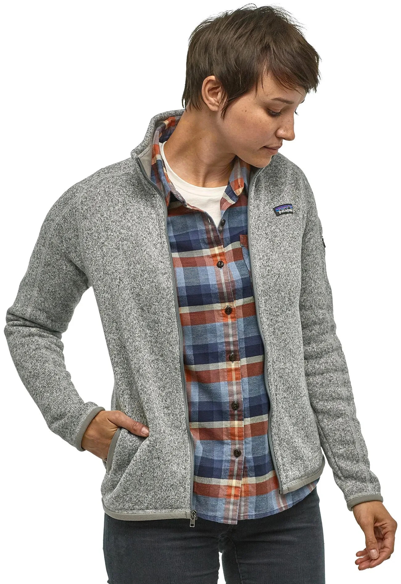 Patagonia Women's Better Sweater Fleece Jacket Birch White