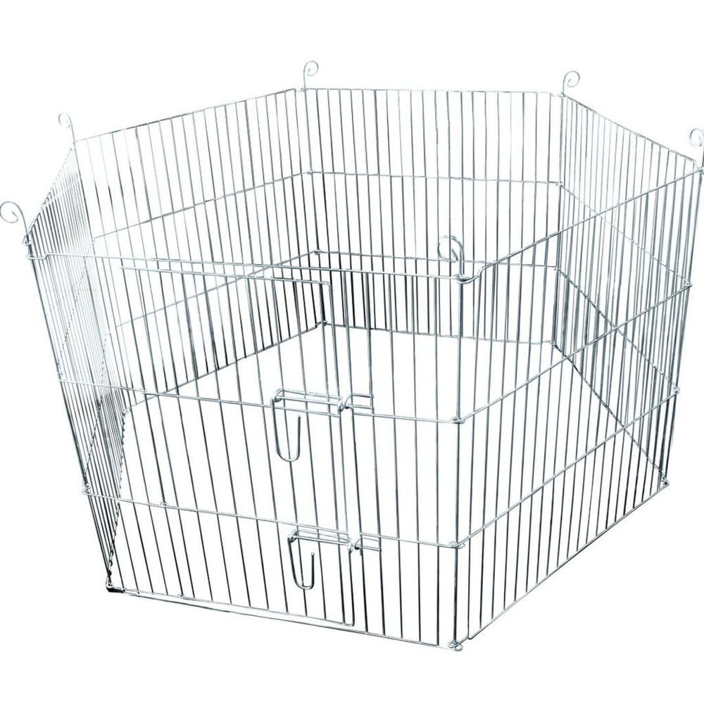 Cage d'extérieur pour lapins hexagonale 60x60 cm