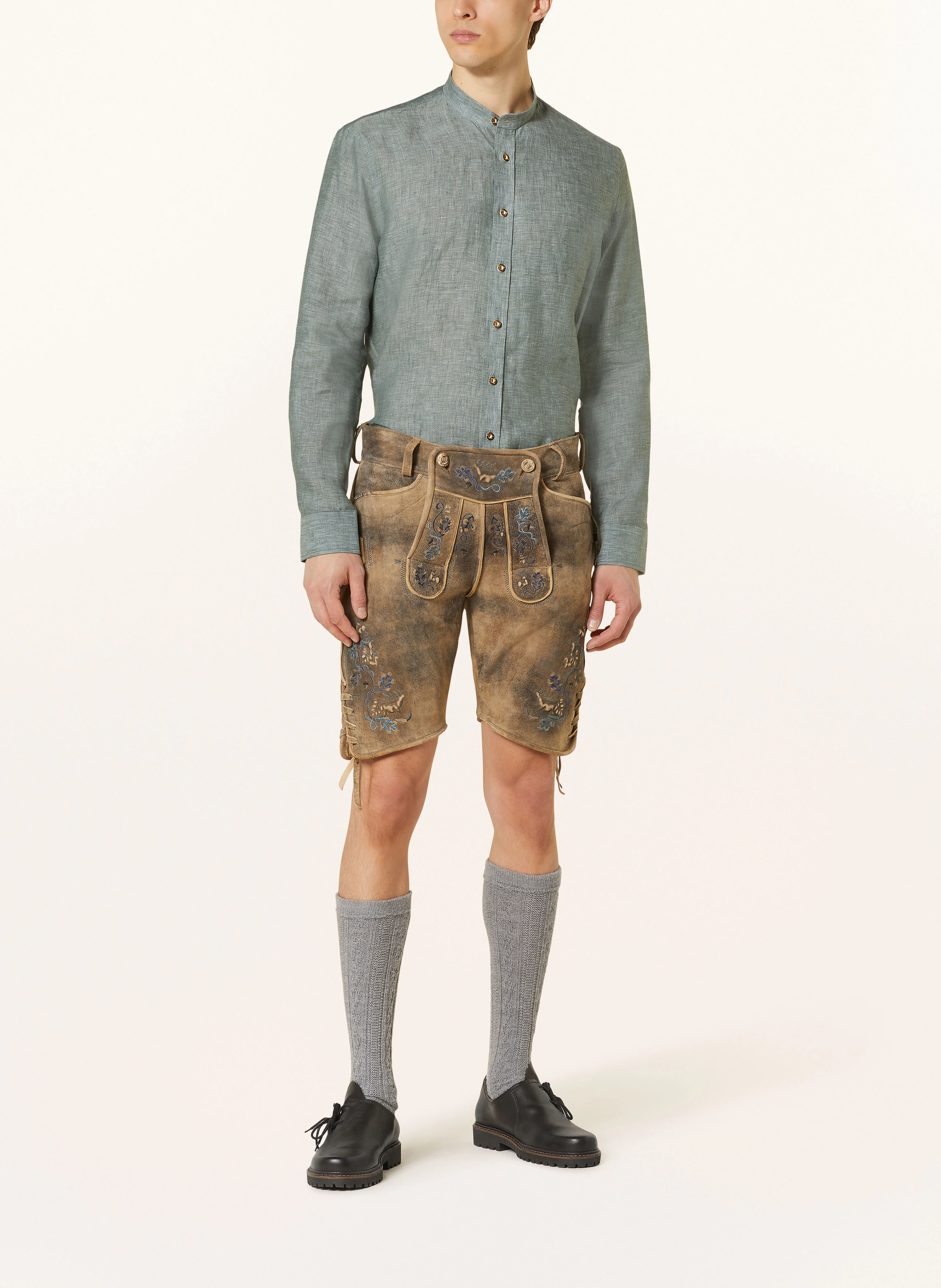 arido Trachtenhemd Regular Fit aus Leinen