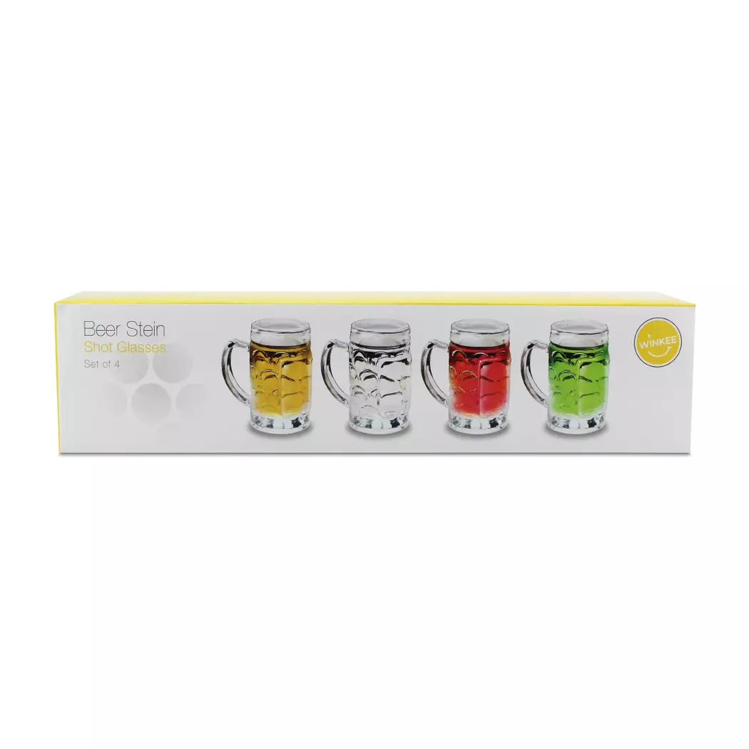Gläserset - Schnaps Maßkrug 4tlg.