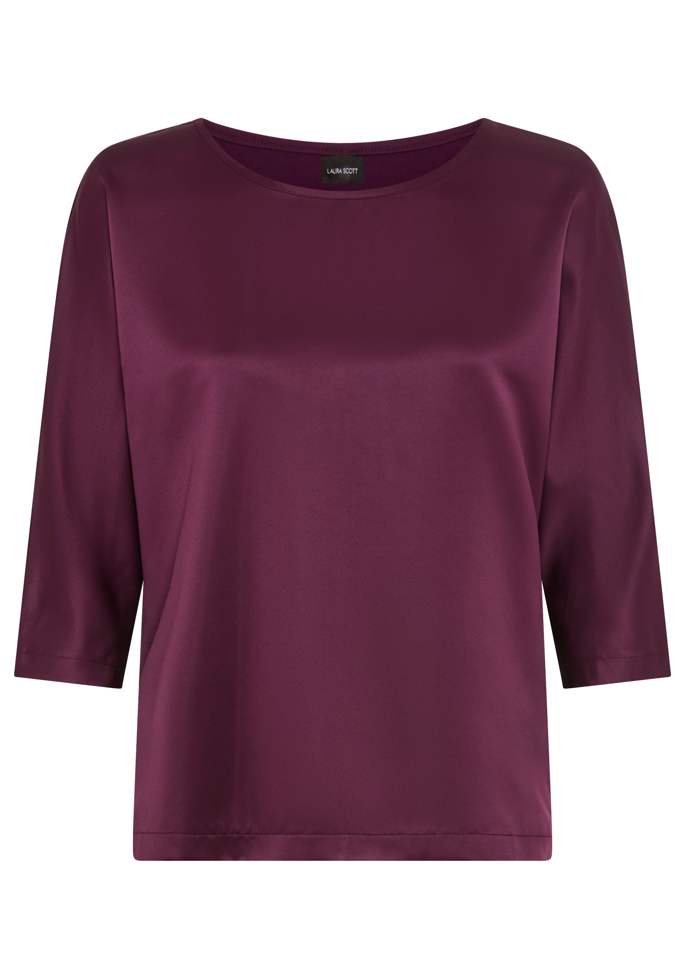 Laura Scott Satinbluse , elegante Bluse mit weiten Ärmeln - NEUE KOLLEKTION