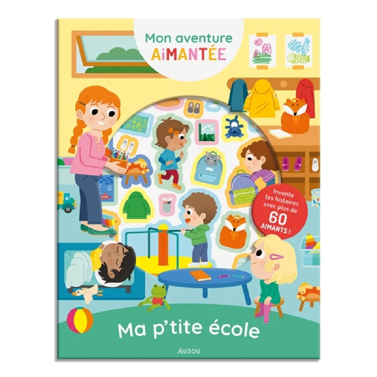 Ma p'tite école : invente tes histoires avec plus de 60 aimants !