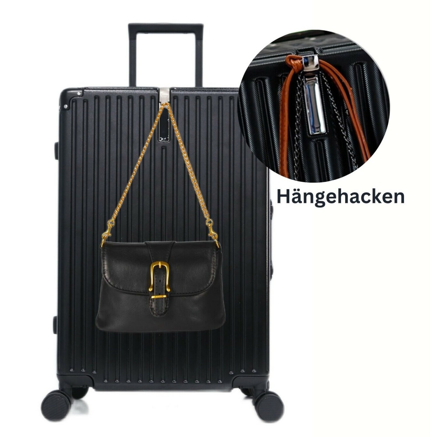 Aluminium Rahmen Reisekoffer Koffer 3 tlg Trolley Kofferset