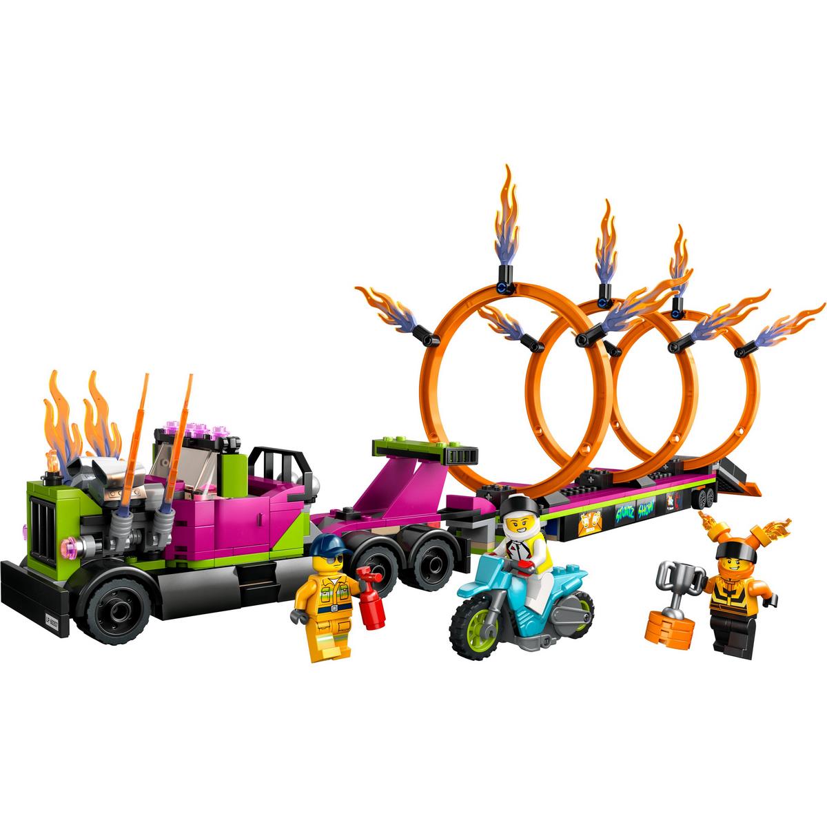 Défi de cascade : cercles de feu Lego City 60357
