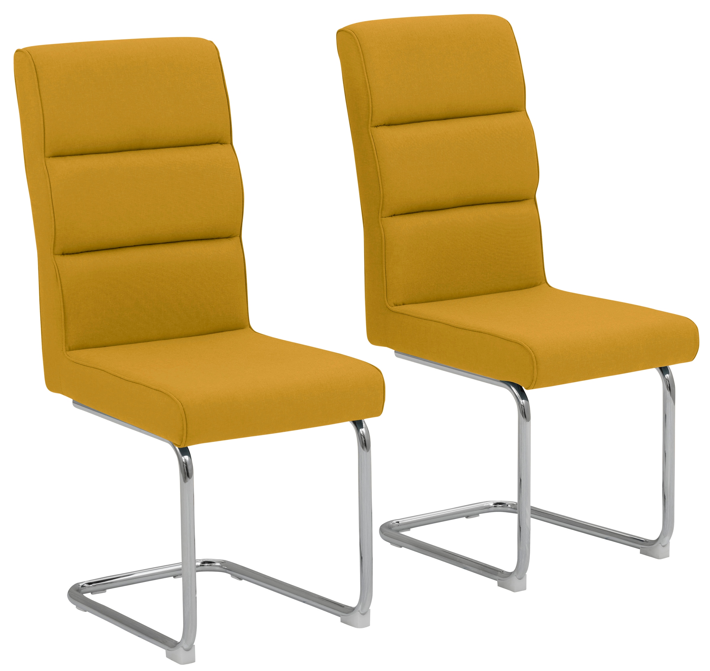 INOSIGN Freischwinger »Lano« () im 2er Set, Sitz gepolstert, Gestell aus Metall, Sitzhöhe 50 cm