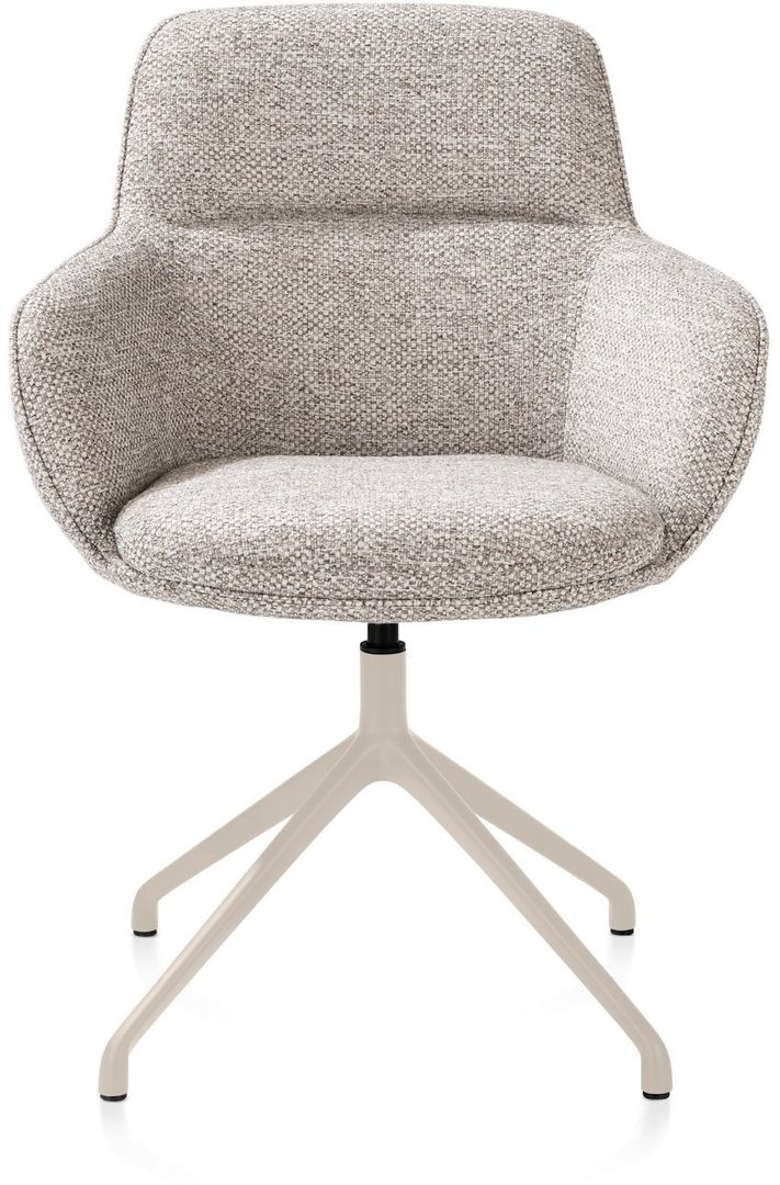 Henders en Hazel   Mateo Creme Poten Armstoel