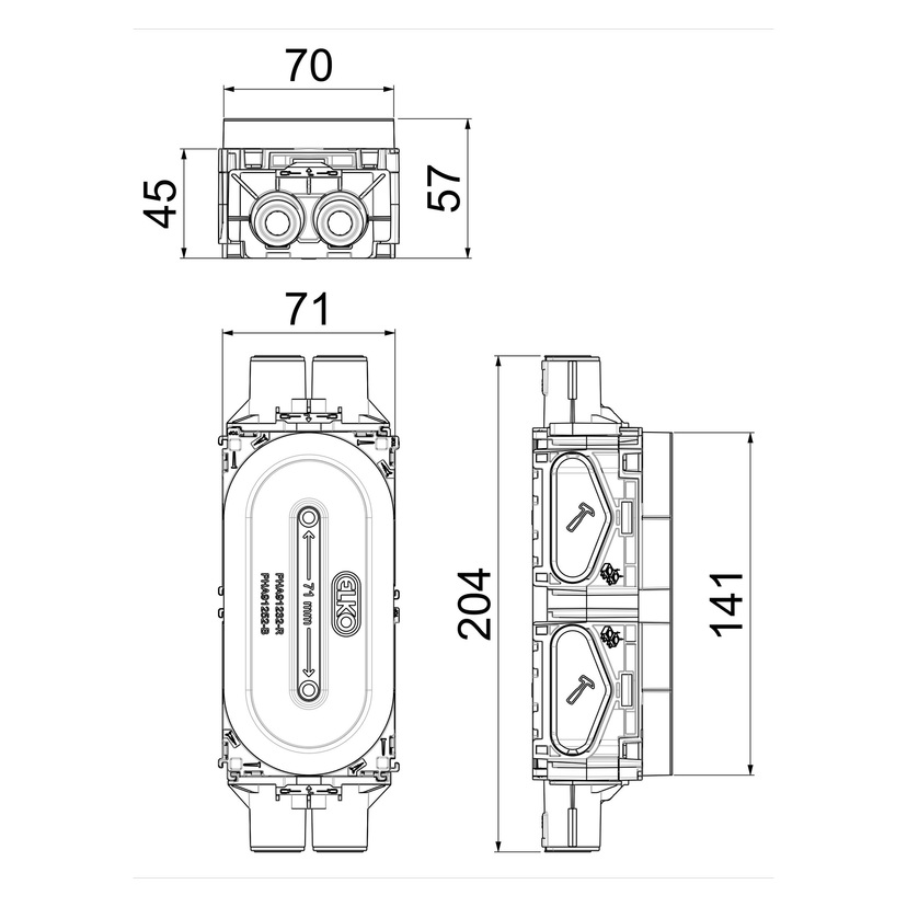 Apparatboks IP30