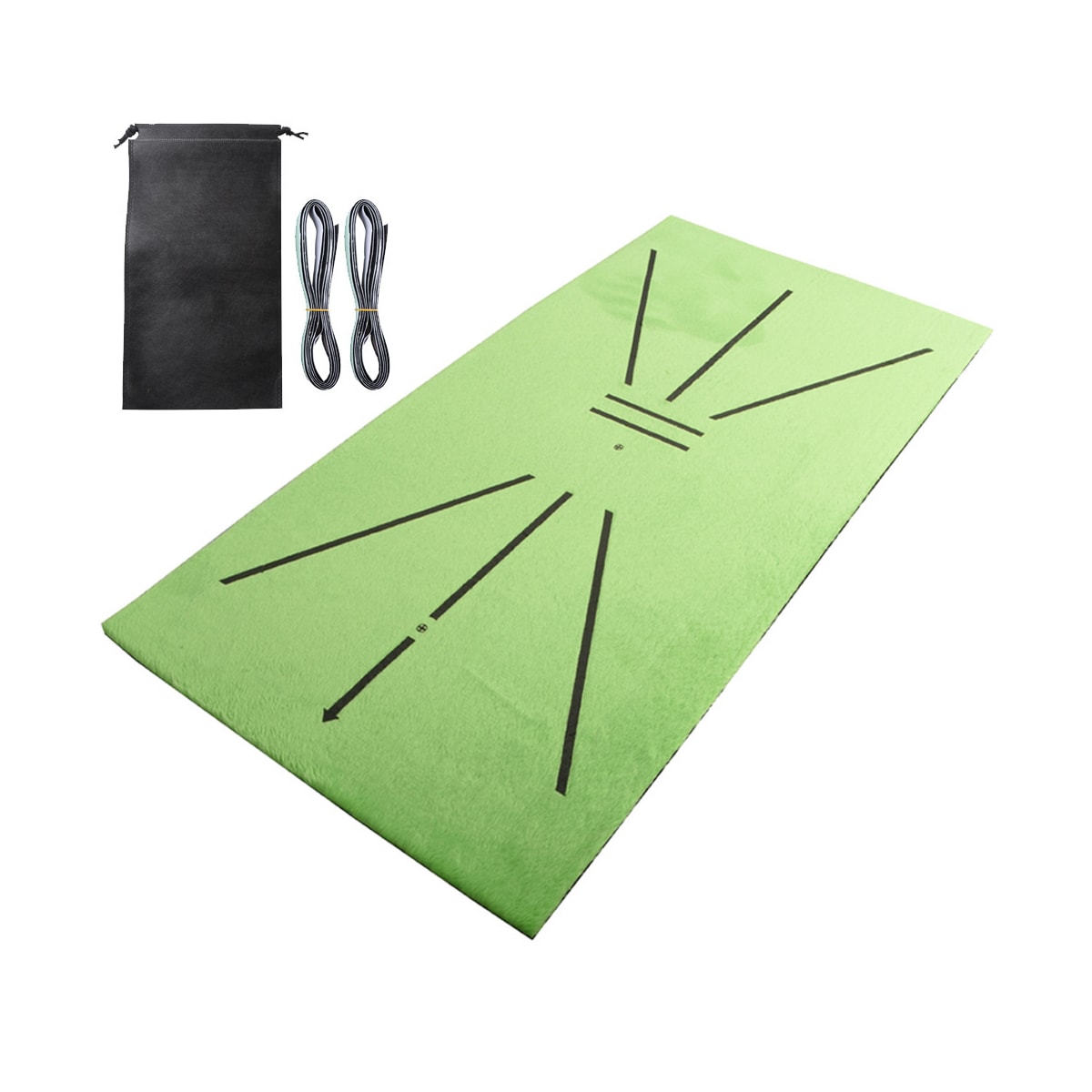 Golfmatte for perfeksjonering av sving, 60 x 30 cm