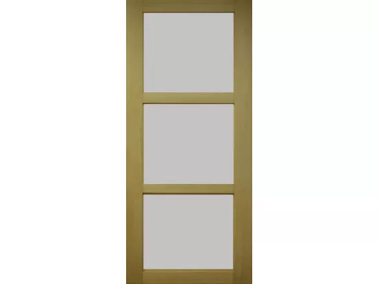 Porte Coulissante Ayous 3 Panneaux Gris Ral 7035 H204 X L83 + Rail A Roulettes Noir Et 2 Coquilles Gd Menuiseries