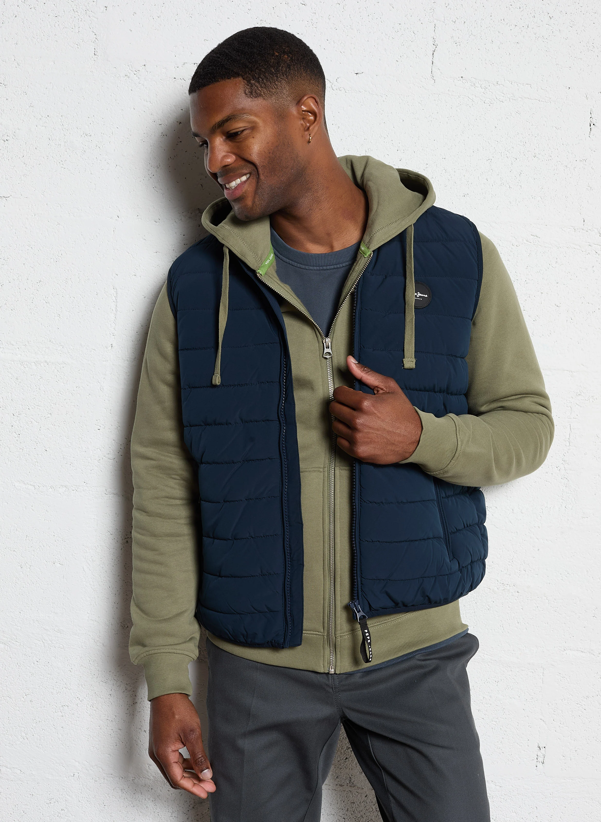 TOBY - Doudoune col montant| Bleu