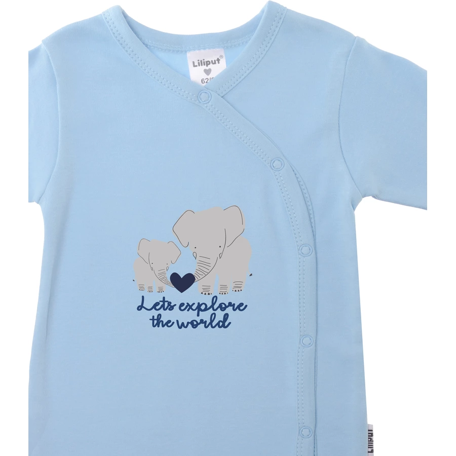 Liliput Jumpsuit Lets explore the world hellblau