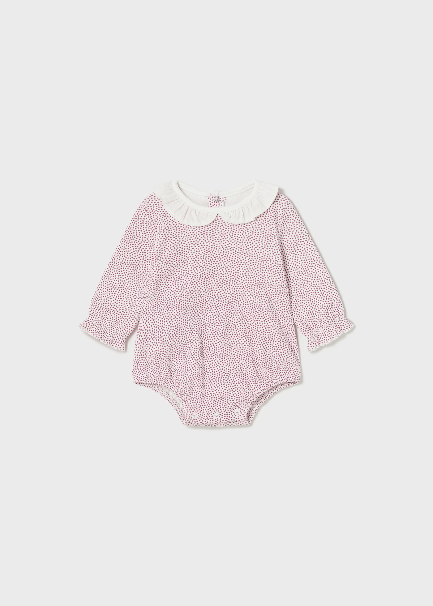 Body para recém-nascido Better Cotton com decote franzido