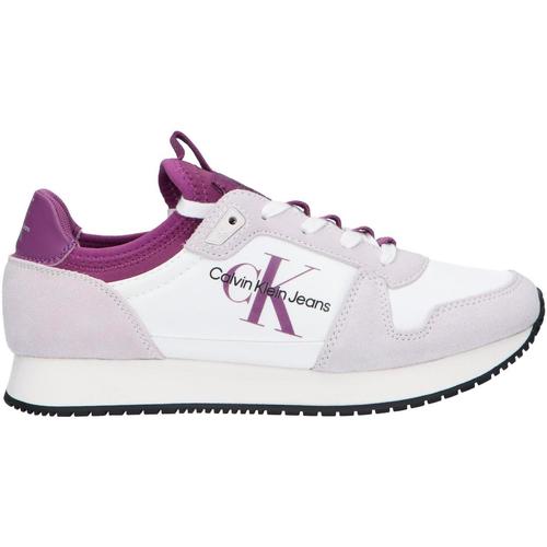 Calvin Klein Jeans - YW0YW00840 LACEUP NY-LTH W Blanco