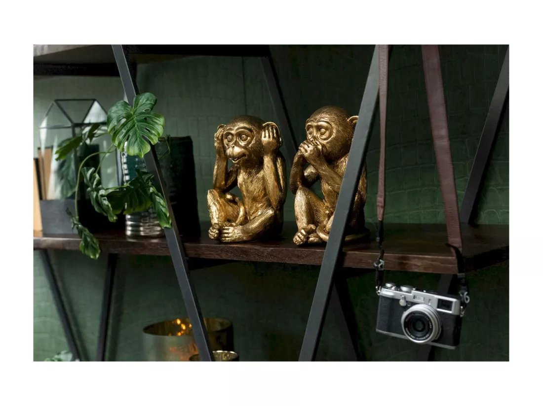 Lot de 3 singes Bryant en Résine