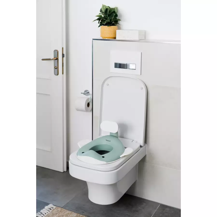 KINDSGUT Toilettenaufsatz Wal aquamarin