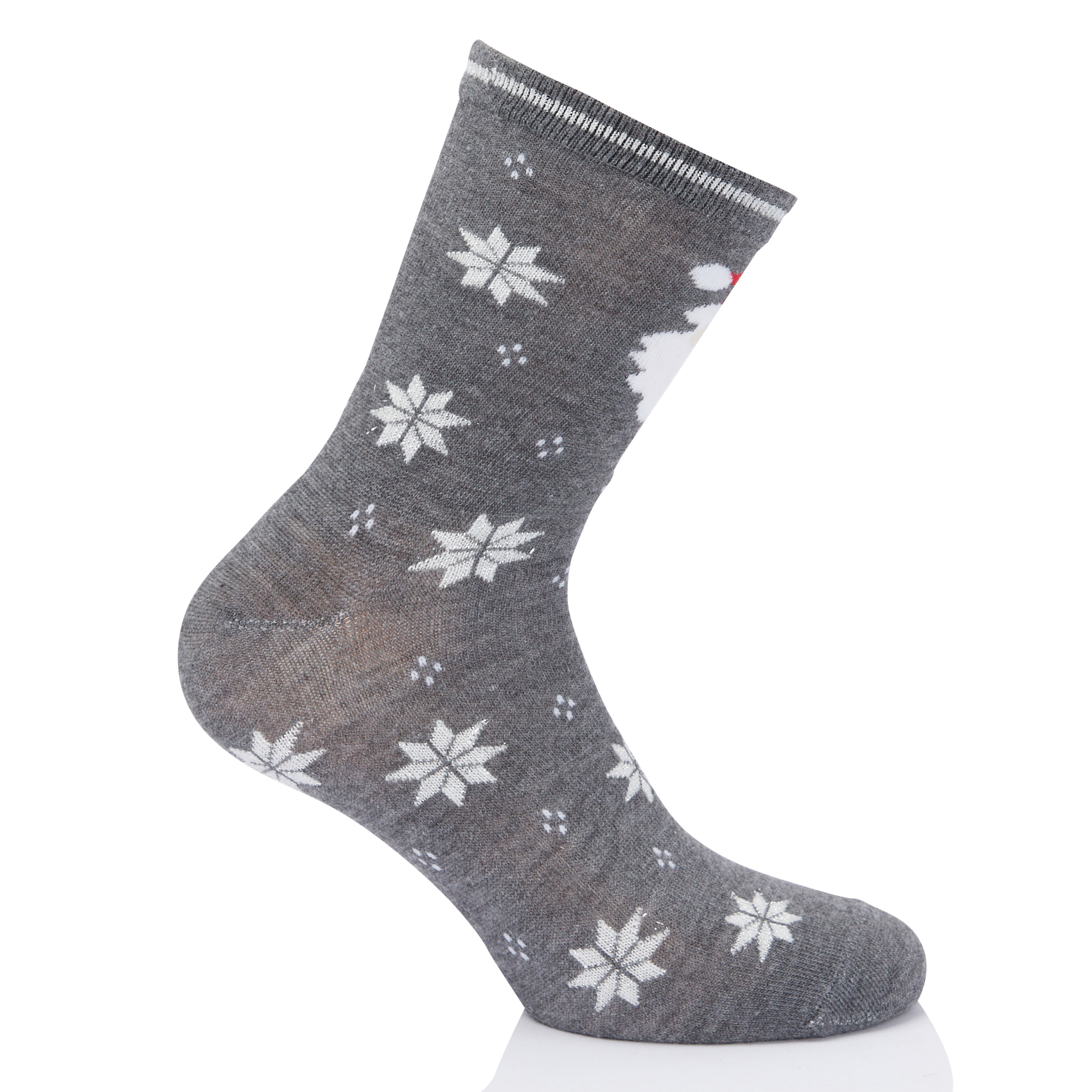 JIA - Lot de deux chaussettes à motifs | Gris